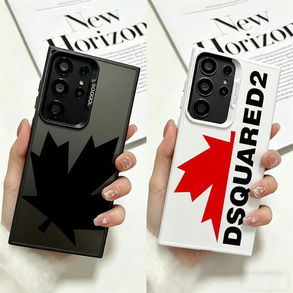 Phone Cases Trending - ファッションブランド D-D-DsQuared2 電話ケース レーザーマットケース Samsung S25
