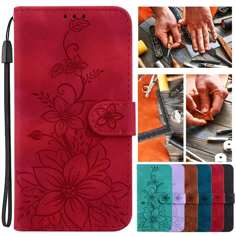 Phone Cases Nyc - 財布バッグフリップカバーフラワーケース Huawei 社 P50 P30 P20