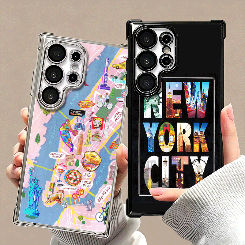 Phone Cases Nyc - ニューヨークシティ ソフトフォンケース Samsung Galaxy S26 Ultra