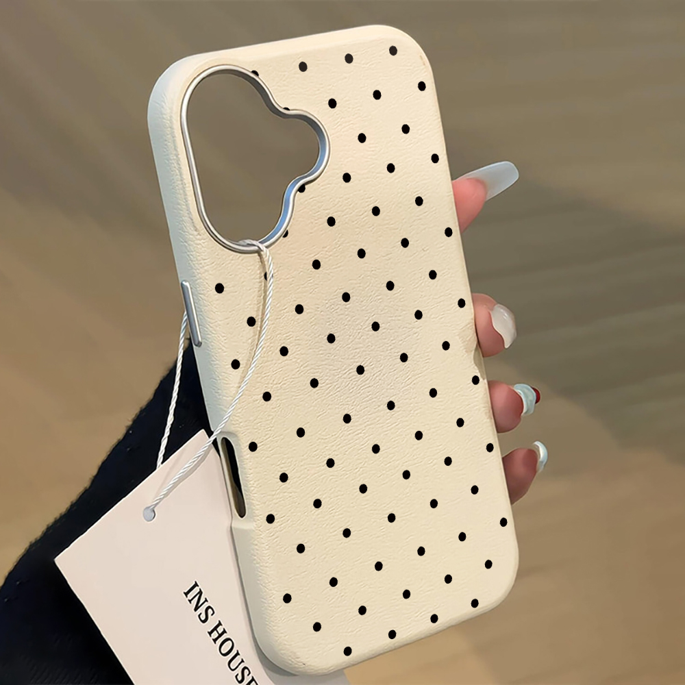 Phone Cases Trending - 韓国INSキュートな水玉模様のiPhoneケース iPhone 16 15 17 14