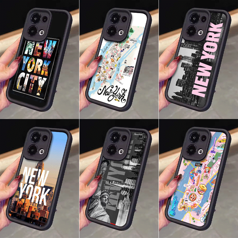 Phone Cases Nyc - ニューヨークシティ耐衝撃電話ケース Xiaomi Redmi Note 12 13