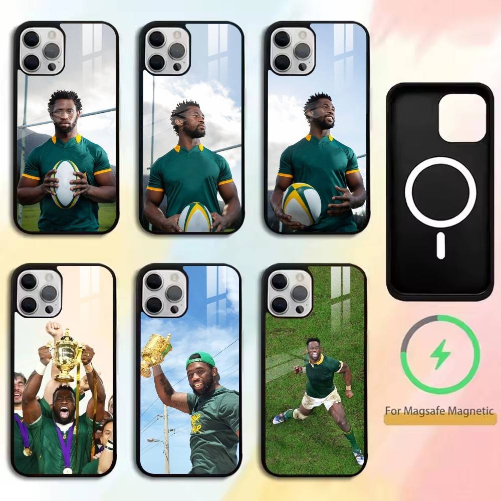 Phone Cases South Africa - S-Siya K-Kolisi-Rugby-South Africa iPhoneケース iPhone17、16、15、14、13、12、11 Plus、Pro対応