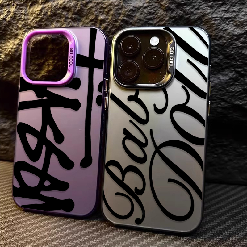 Phone Cases Trending - クリエイティブファッション英語文字ハードフォンケース iPhone 17 16 15 14