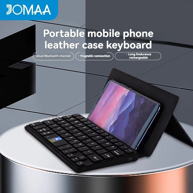 Phone Cases You Can Customize - ポータブルフォンレザーケースキーボードカスタムデュアルBluetoothミュート充電式オフィスミニタブレットキーボードアクセサリー対応可能