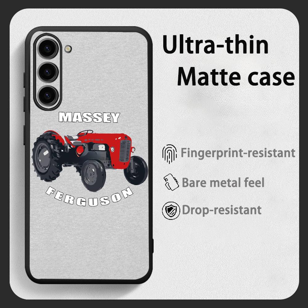 Phone Cases Samsung Galaxy - マッセイファーガソントラクターファッションクールな電話ケースサムスンギャラクシーS26 S25 S24 S23 S22 S21プラスウルトラフォールドAソフトブラック用