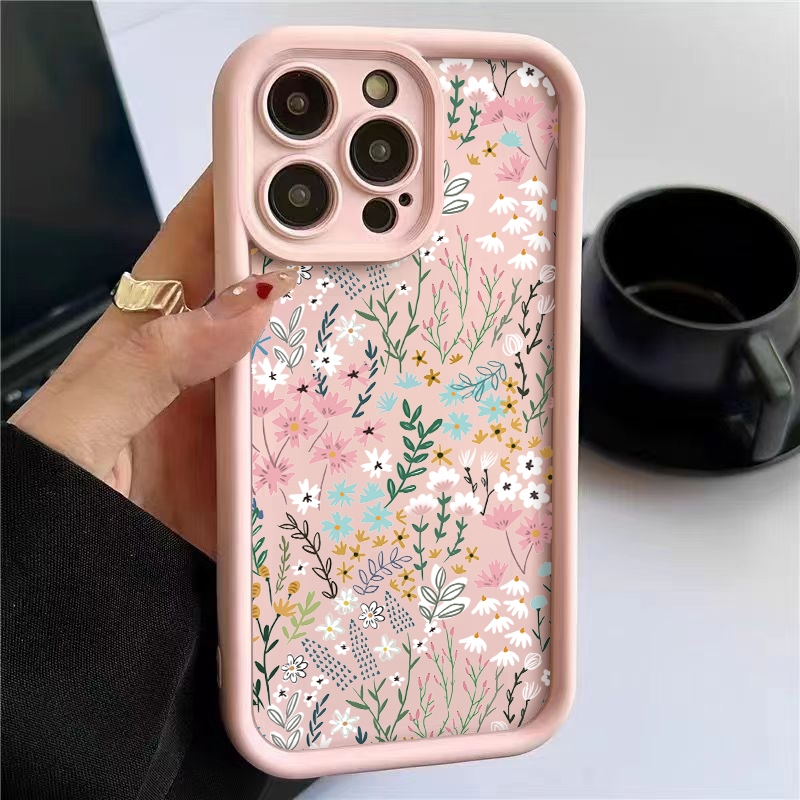 Phone Cases Iphone 11 - ピンクの竹と花柄のiPhoneケース Xiaomi Redmi Note 14 13