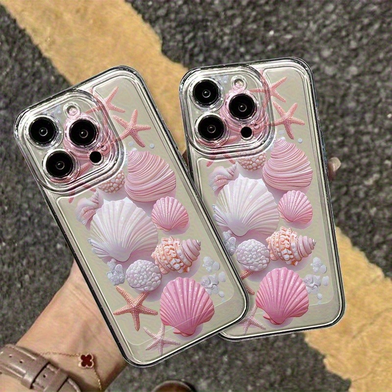 Phone Cases Trending - トレンドのピンク貝殻風スマホケース iPhone 17 18 Air 16