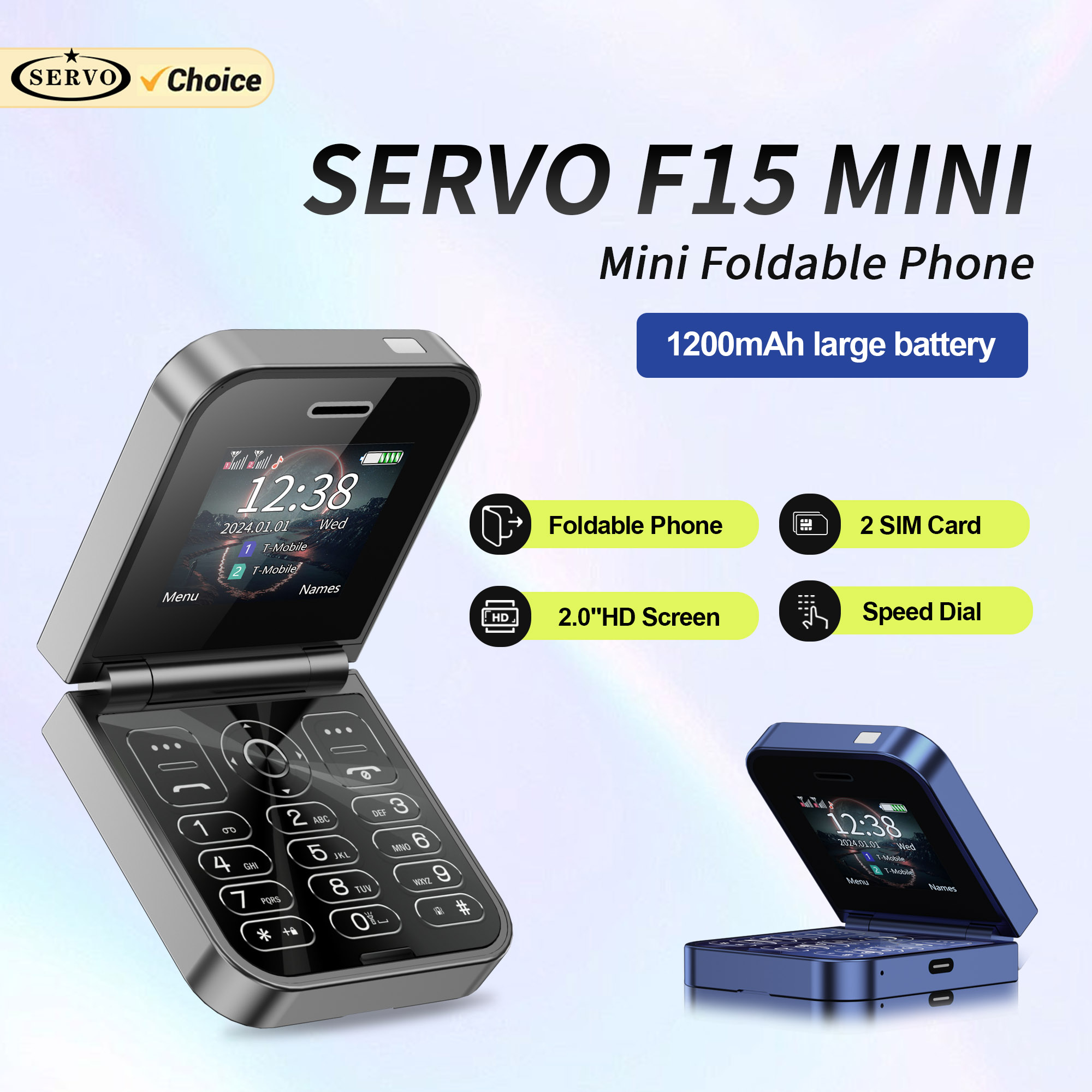 Phone Cases Verizon - サーボ F15 ミニ小型フリップ携帯電話 2 SIM スタンバイスピードダイヤルマジック音声懐中電灯通話録音