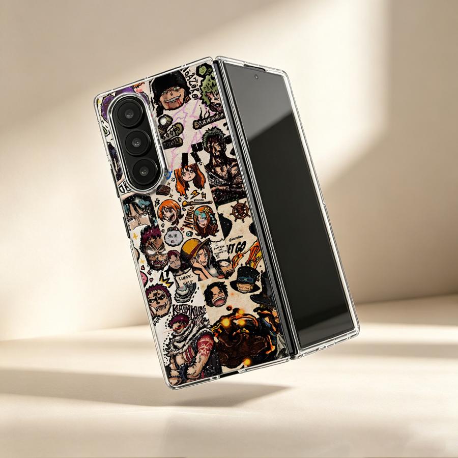 Phone Cases Z Fold 4 - クルーボンド ルフィ ケース Samsung Galaxy ZFold7