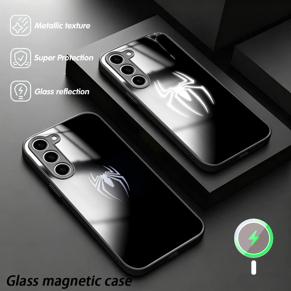 Phone Cases Trending - クールなパワーファッション スパイダーフォンケース Samsung S26 S25 S24