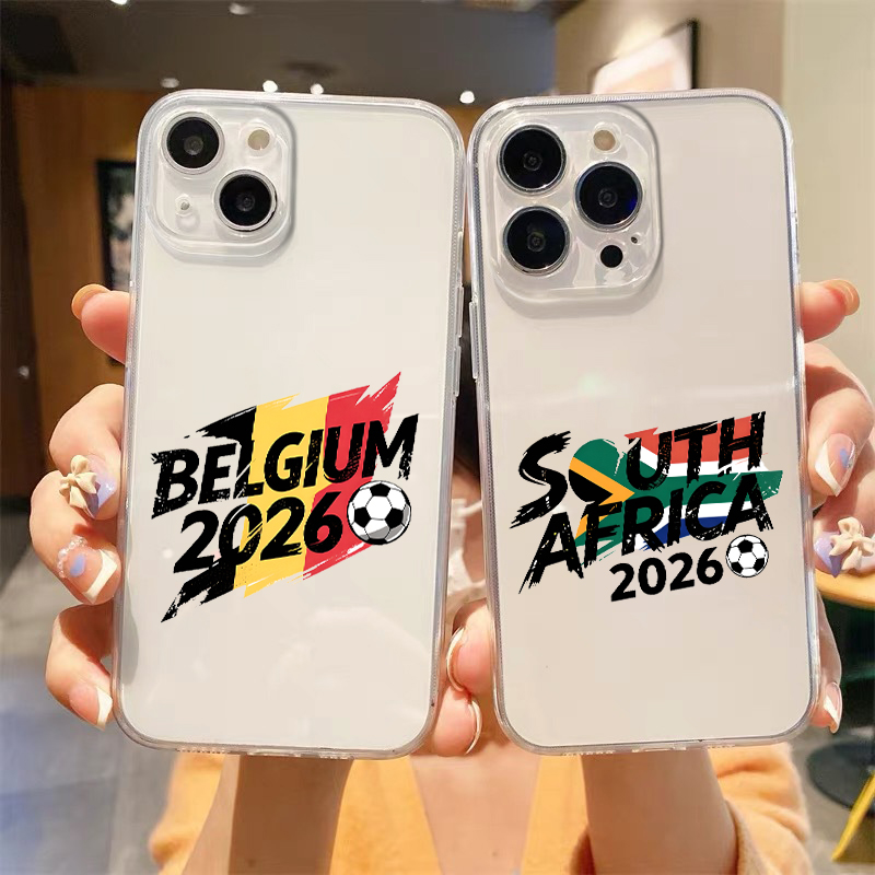 ベルギー2026南アフリカ ソフトTPU透明スマホケースカバ - Phone Cases South Africa のレビューと価格