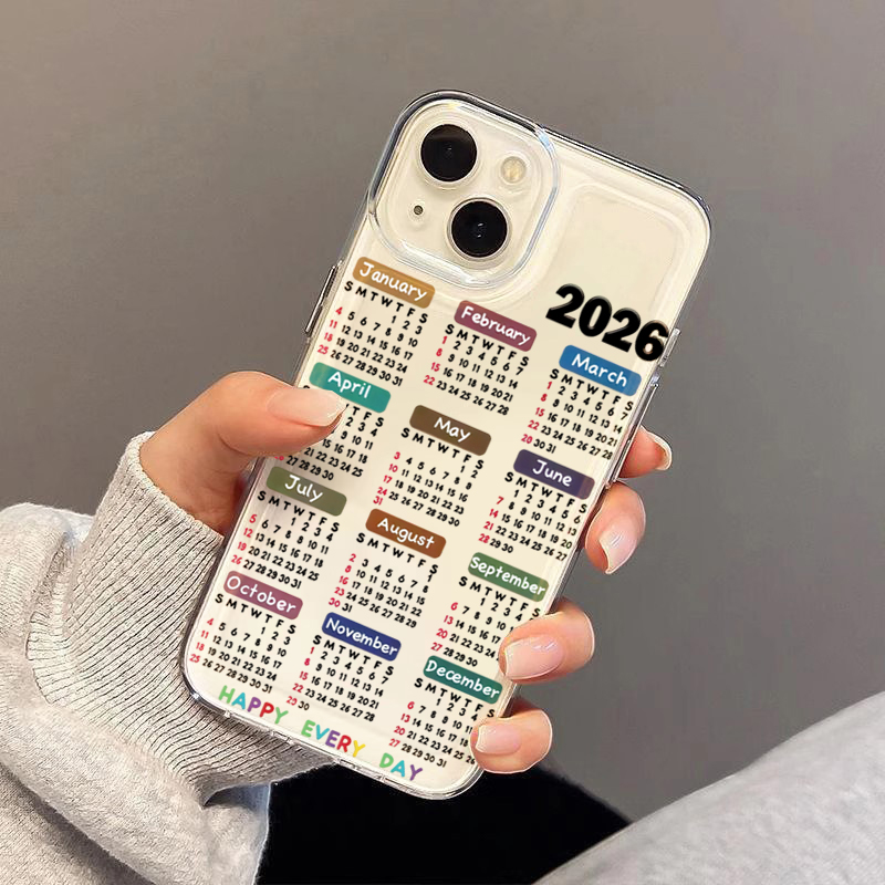 2026年カレンダー太陽光絵画透明スマホケース iPhone - Phone Cases Drawing のレビューと価格
