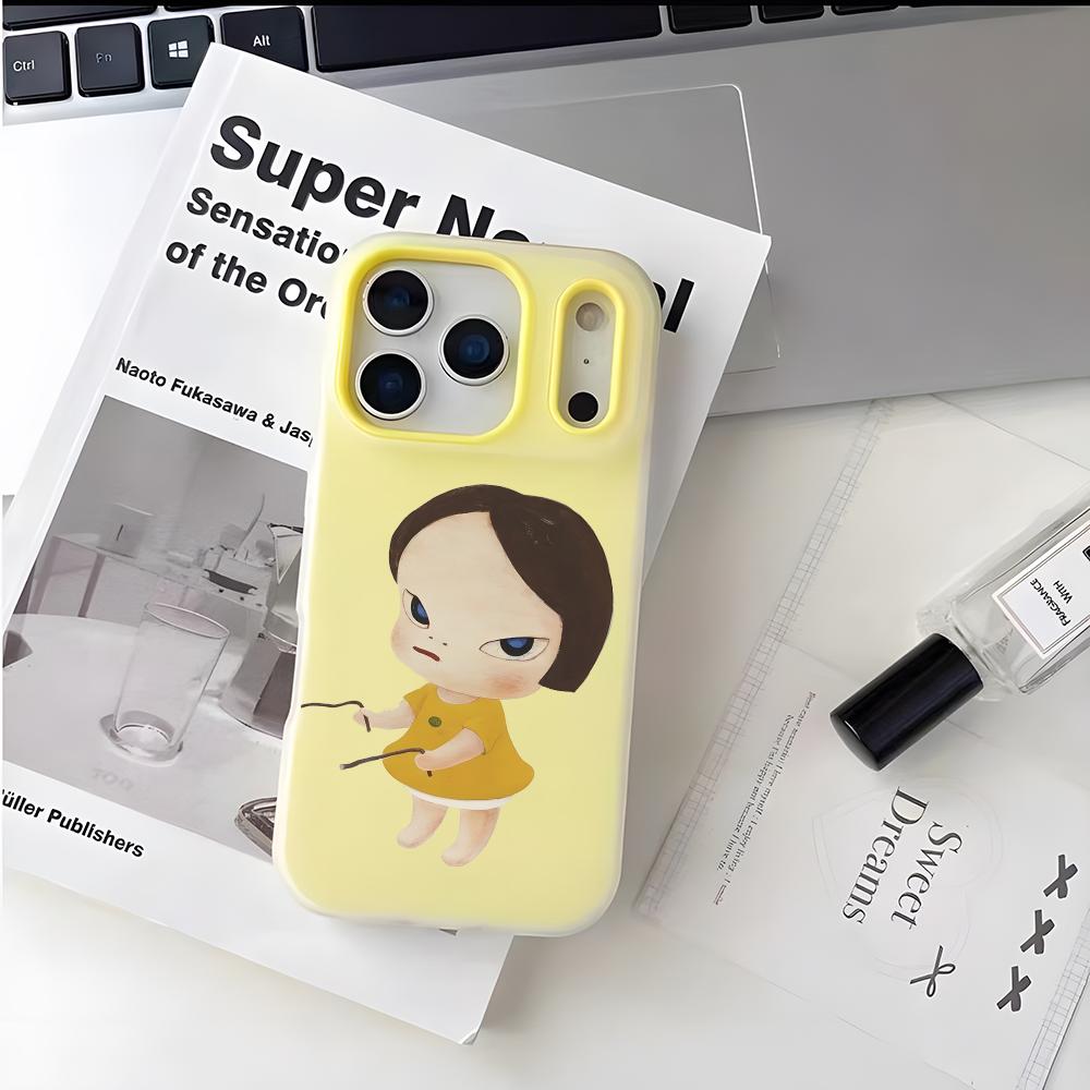 アーティストY-ヨシトモ・ナラ iPhoneケース iPho - Phone Cases Drawing のレビューと価格