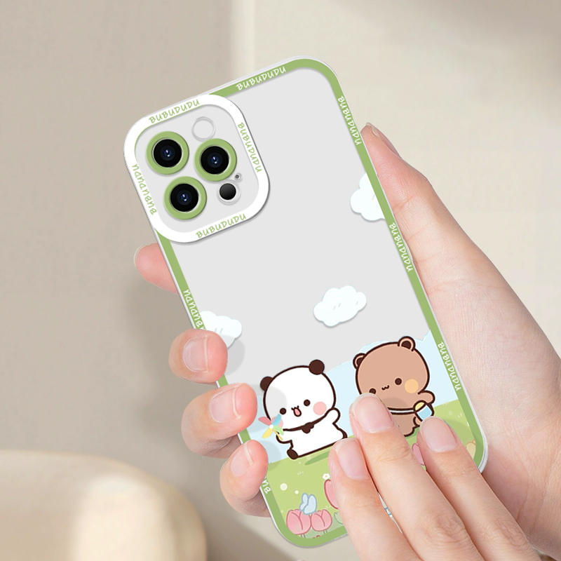 かわいいBUBU DUDUカップルクリアスマホケース、Sam - Phone Cases Samsung Galaxy のレビューと価格