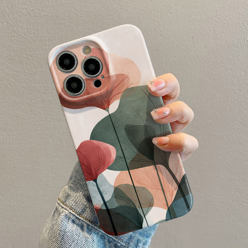 自然の芸術 葉っぱ柄ケース iPhone 17 16 15  - Phone Cases Drawing のレビューと価格