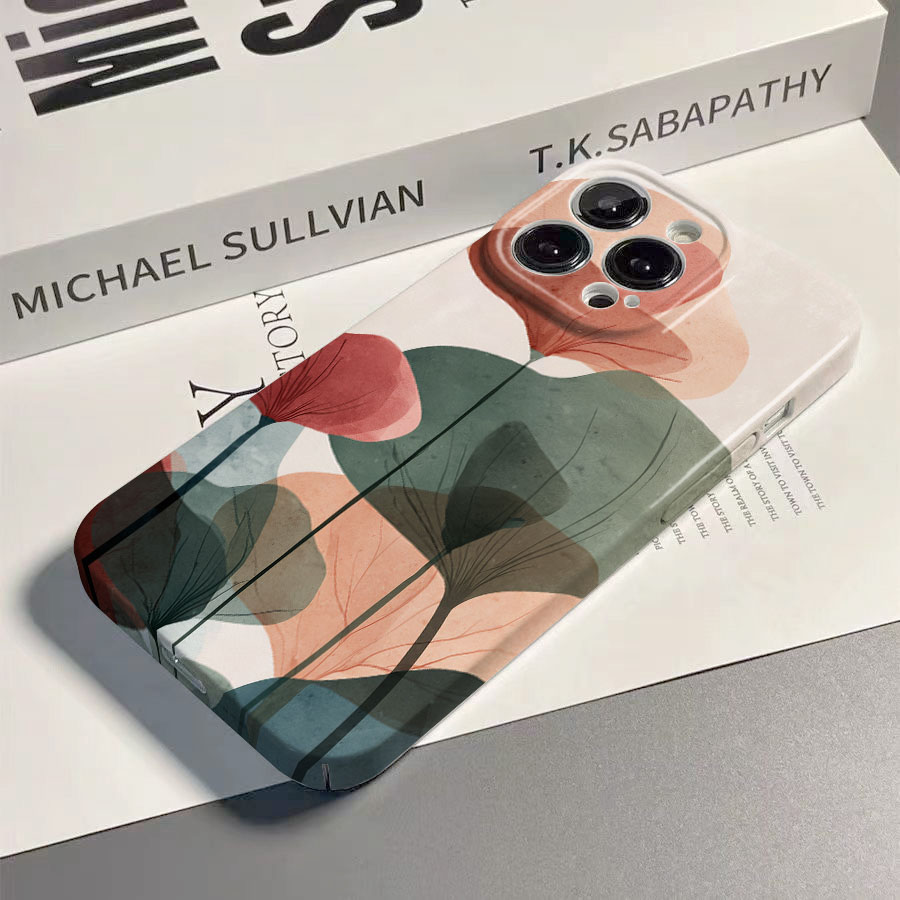 自然の芸術 葉っぱ柄ケース iPhone 17 16 15  - Phone Cases Drawing のレビューと価格