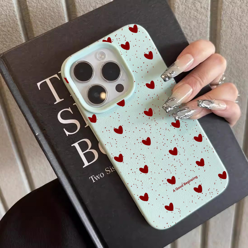 ファッションINS ラブハート シリコンケース iPhone - Phone Cases Trending のレビューと価格