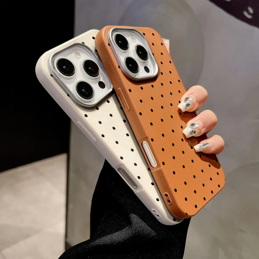韓国INSキュートな水玉模様のiPhoneケース iPhon - Phone Cases Trending のレビューと価格