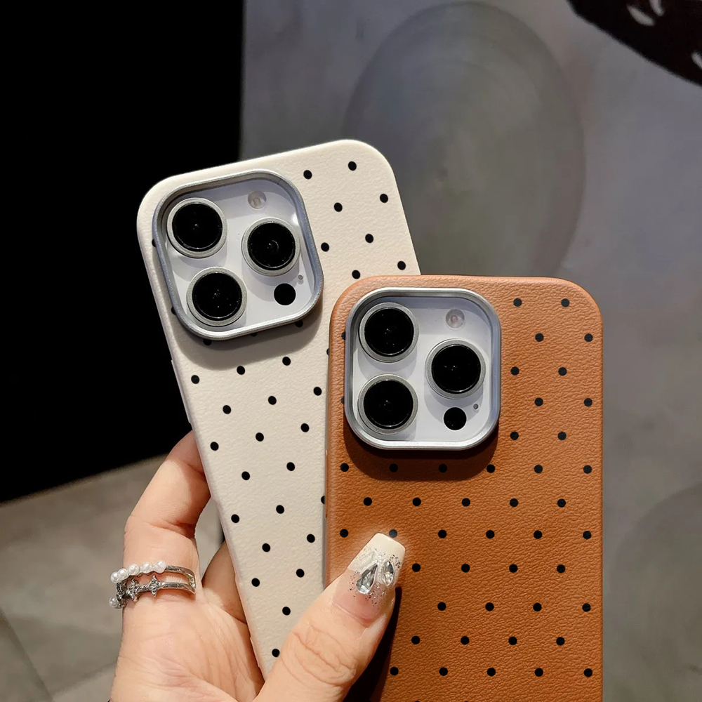 韓国INSキュートな水玉模様のiPhoneケース iPhon - Phone Cases Trending のレビューと価格