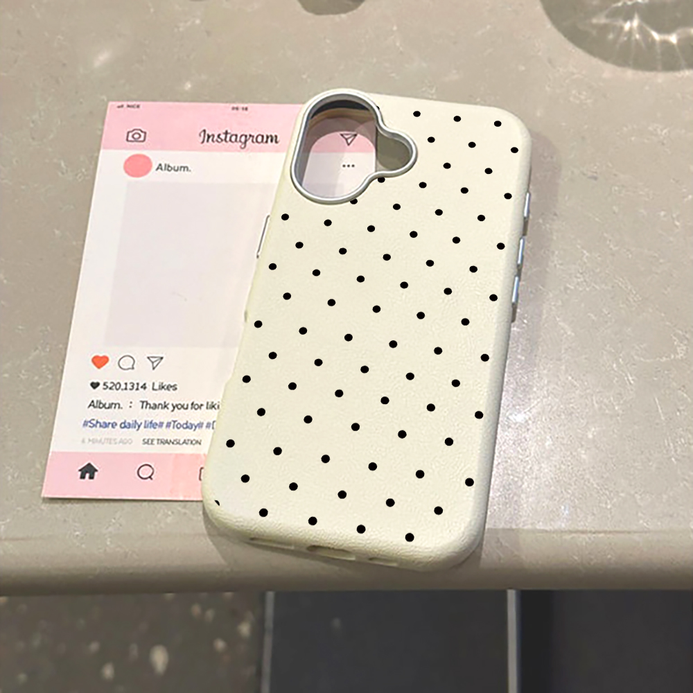 韓国INSキュートな水玉模様のiPhoneケース iPhon - Phone Cases Trending のレビューと価格