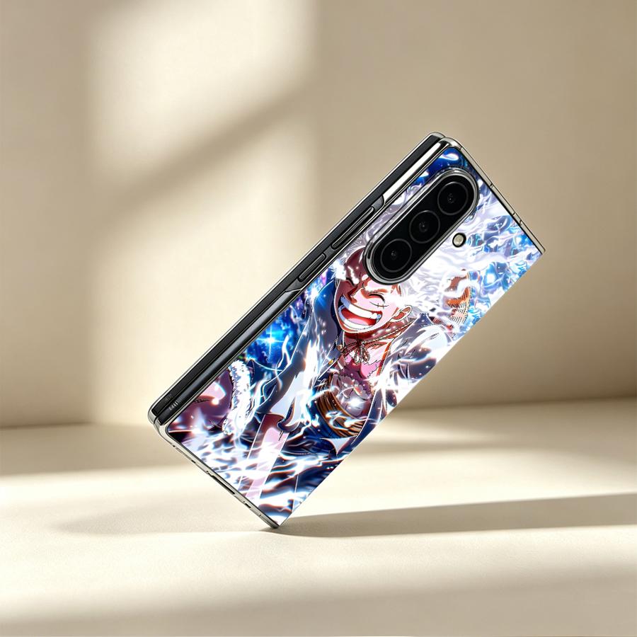 漫画風ワンピース透明ソフトフォンカバーケース Samsung - Phone Cases Z Fold 4 のレビューと価格