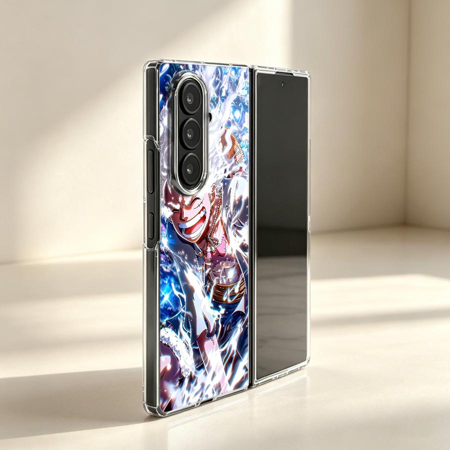 漫画風ワンピース透明ソフトフォンカバーケース Samsung - Phone Cases Z Fold 4 のレビューと価格