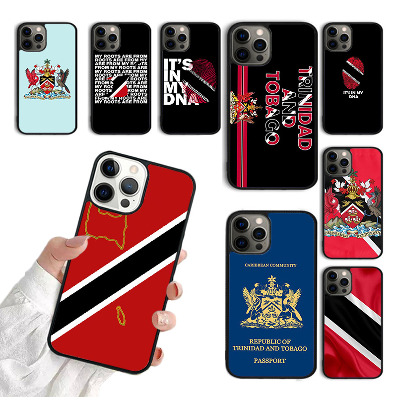 トリニダード・トバゴ国旗柄 iPhoneケース iPhone - Phone Cases Trinidad のレビューと価格