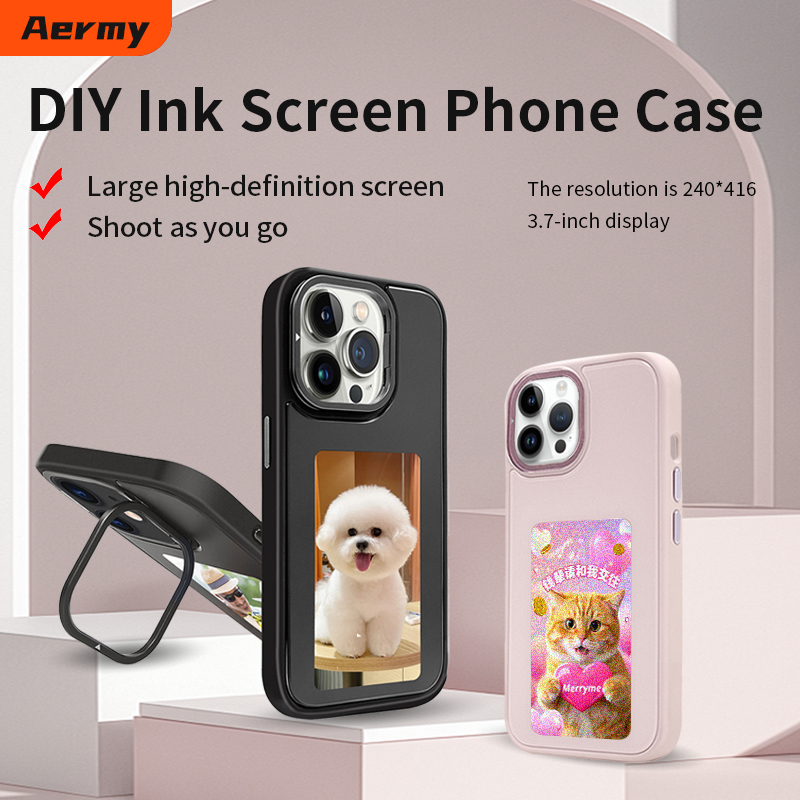 NFCスマートE-inkスマホケース DIY写真表示電子イン - Phone Cases Custom のレビューと価格