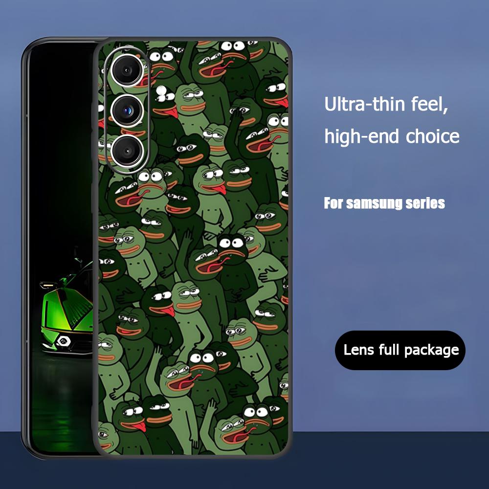 悲しいペペのカエルが描かれたクールなスマホケース、Samsu - Phone Cases Drawing のレビューと価格