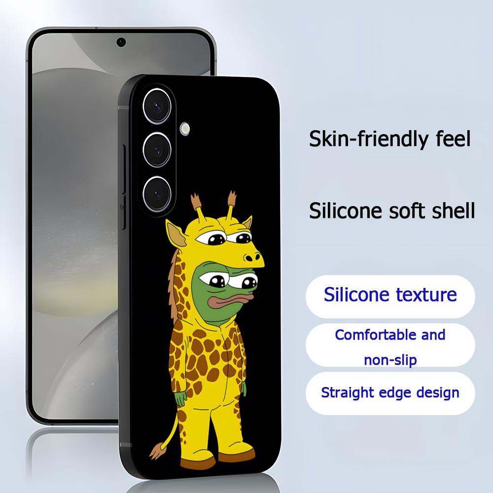 悲しいペペのカエルが描かれたクールなスマホケース、Samsu - Phone Cases Drawing のレビューと価格