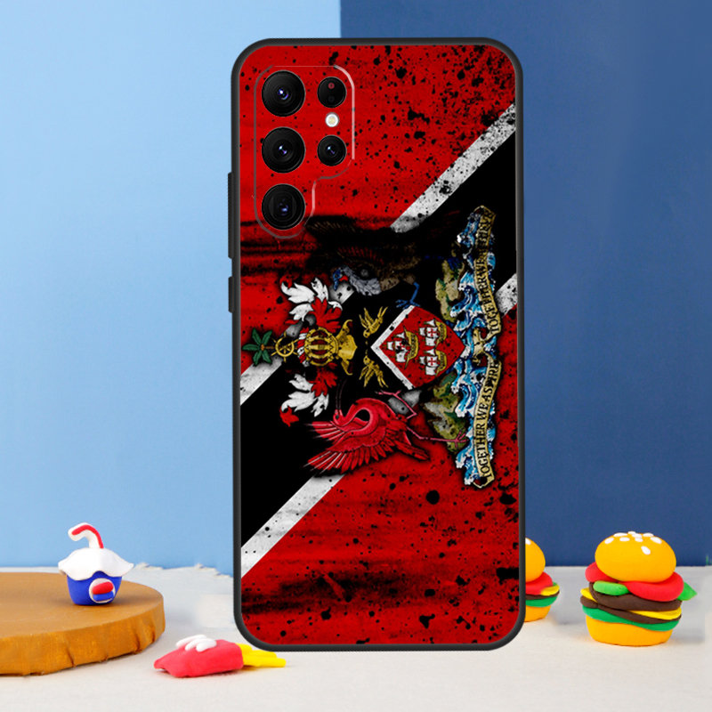 トリニダード旗電話ケース三星銀河 S24 ウルトラ S9 S - Phone Cases Trinidad のレビューと価格