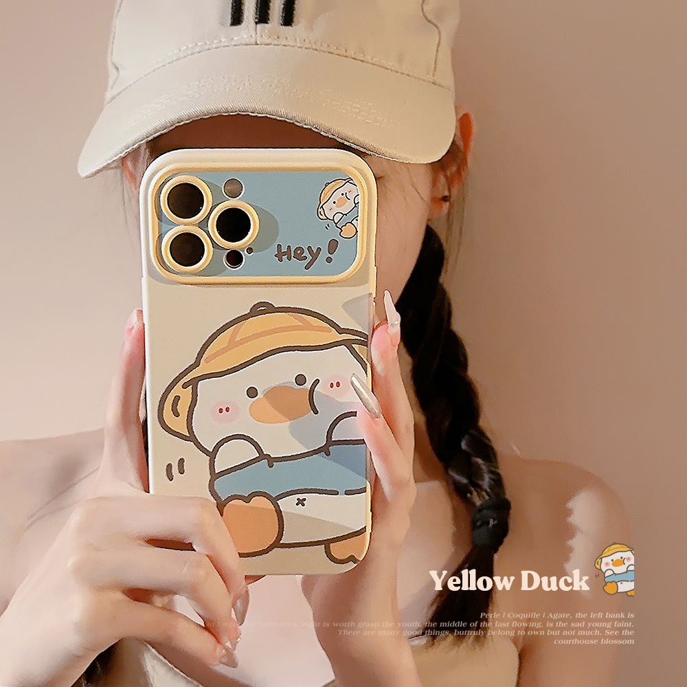 韓国漫画の黄色いアヒル柄iPhoneケース iPhone 1 - Phone Cases Yellow のレビューと価格