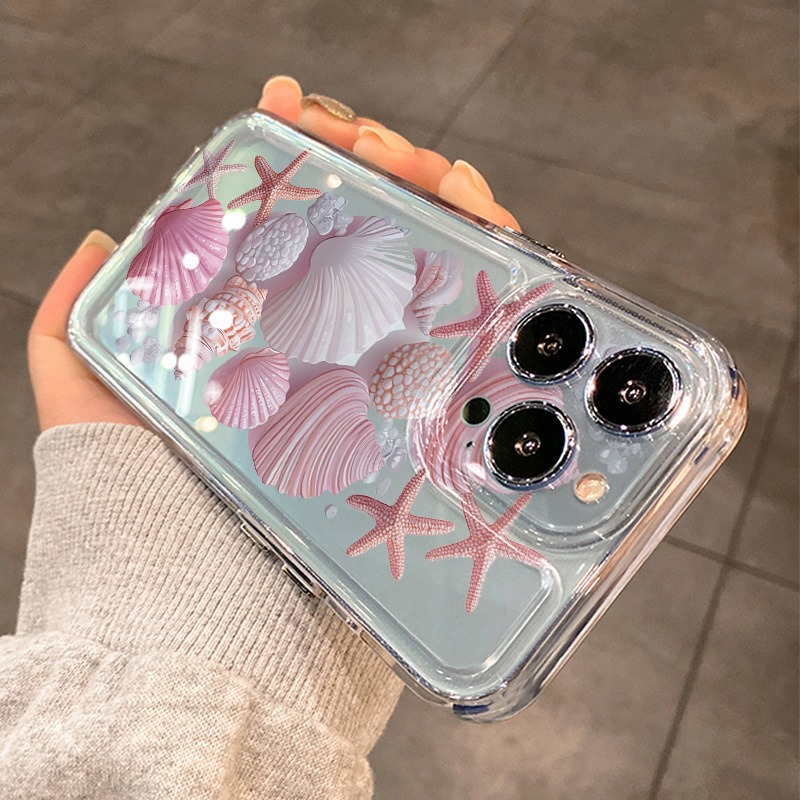 トレンドのピンク貝殻風スマホケース iPhone 17 18 - Phone Cases Trending のレビューと価格