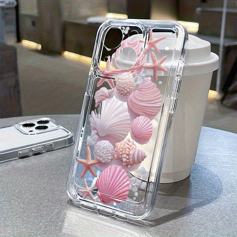 トレンドのピンク貝殻風スマホケース iPhone 17 18 - Phone Cases Trending のレビューと価格