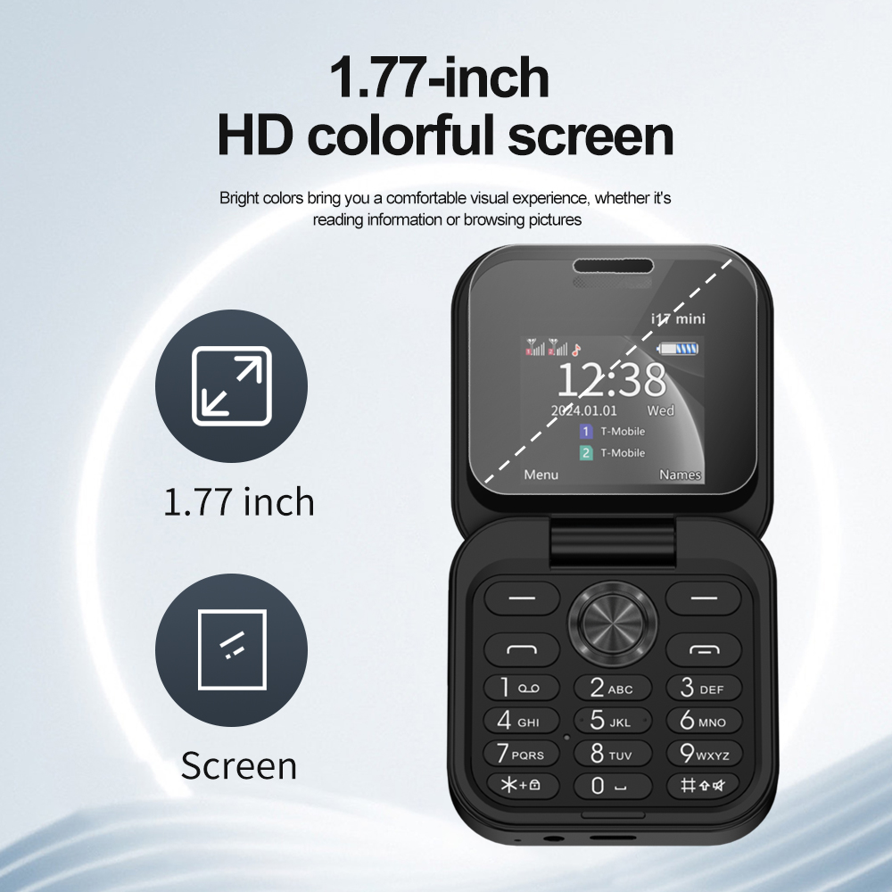SERVO-i17ミニパームフリップ携帯電話、デュアルSIM - Phone Cases Verizon のレビューと価格