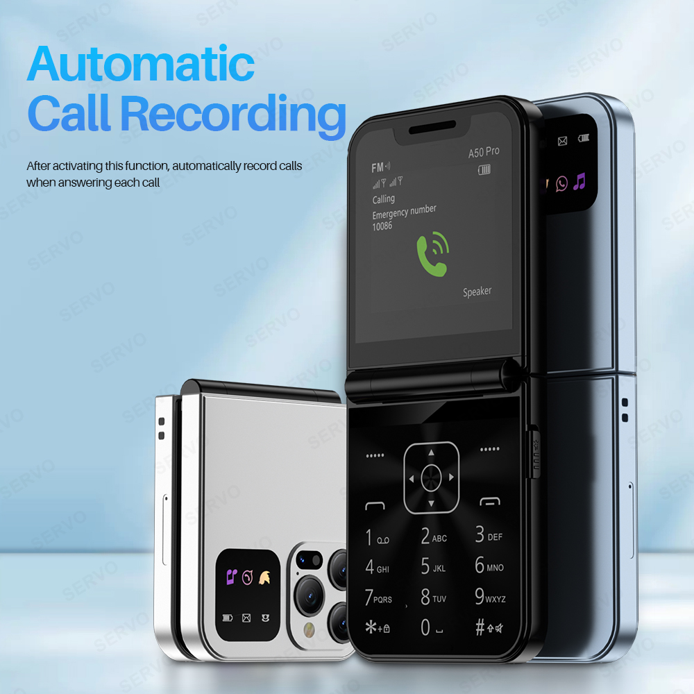 SERVO A50 プロフリップ電話デュアル SIM カード - Phone Cases Verizon のレビューと価格