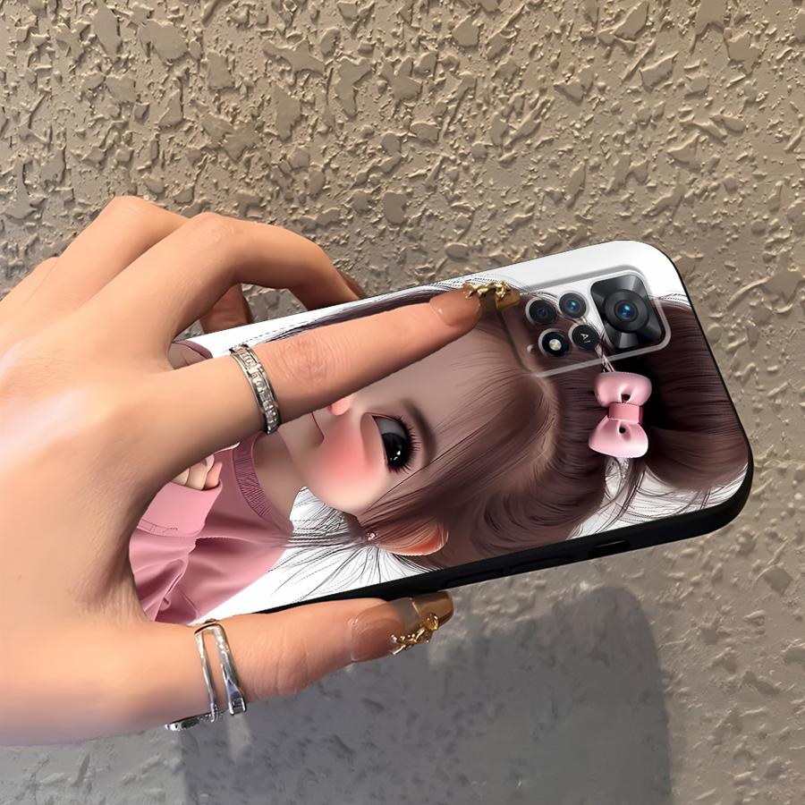 漫画の女の子柄のXiaomi Redmi Note 14 1 - Phone Cases Iphone 11 のレビューと価格
