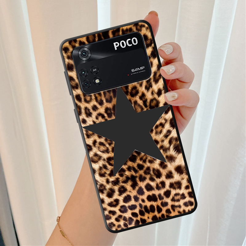 レオパード柄スターアートケース Xiaomi Poco F8 - Phone Cases Drawing のレビューと価格