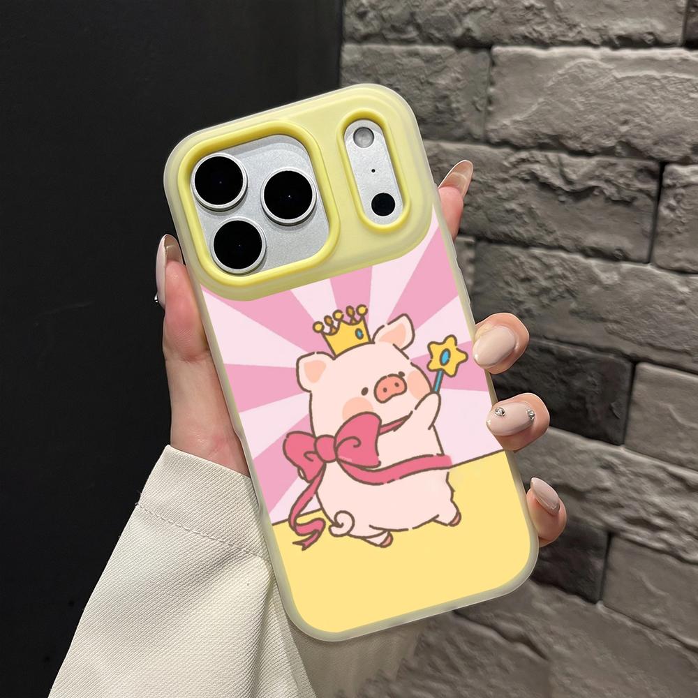 ルル・ザ・ピギー スマホケース クリアジェリー iPhone - Phone Cases Yellow のレビューと価格