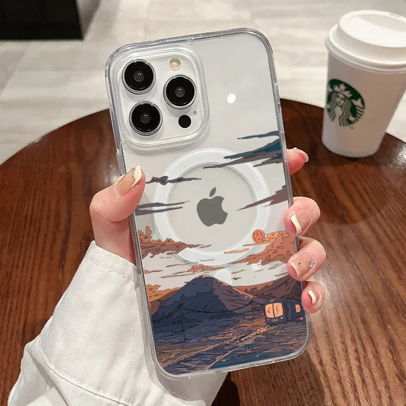 夕焼け柄ファッションスマホケース iPhone 17 Pro - Phone Cases Trending のレビューと価格