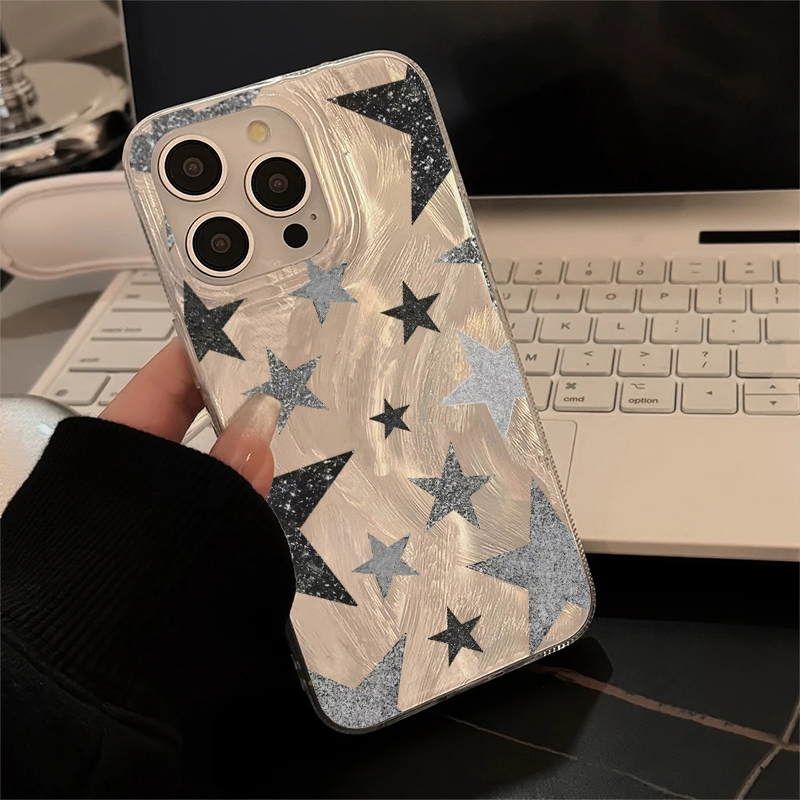 輝く星柄のおしゃれなスマホケース iPhone 17 16  - Phone Cases Trending のレビューと価格