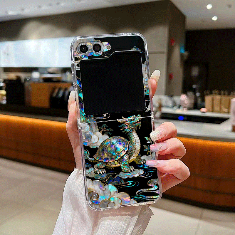 スタイリッシュな虎と龍の大理石模様のスマホケース、Samsu - Phone Cases Z Fold 4 のレビューと価格