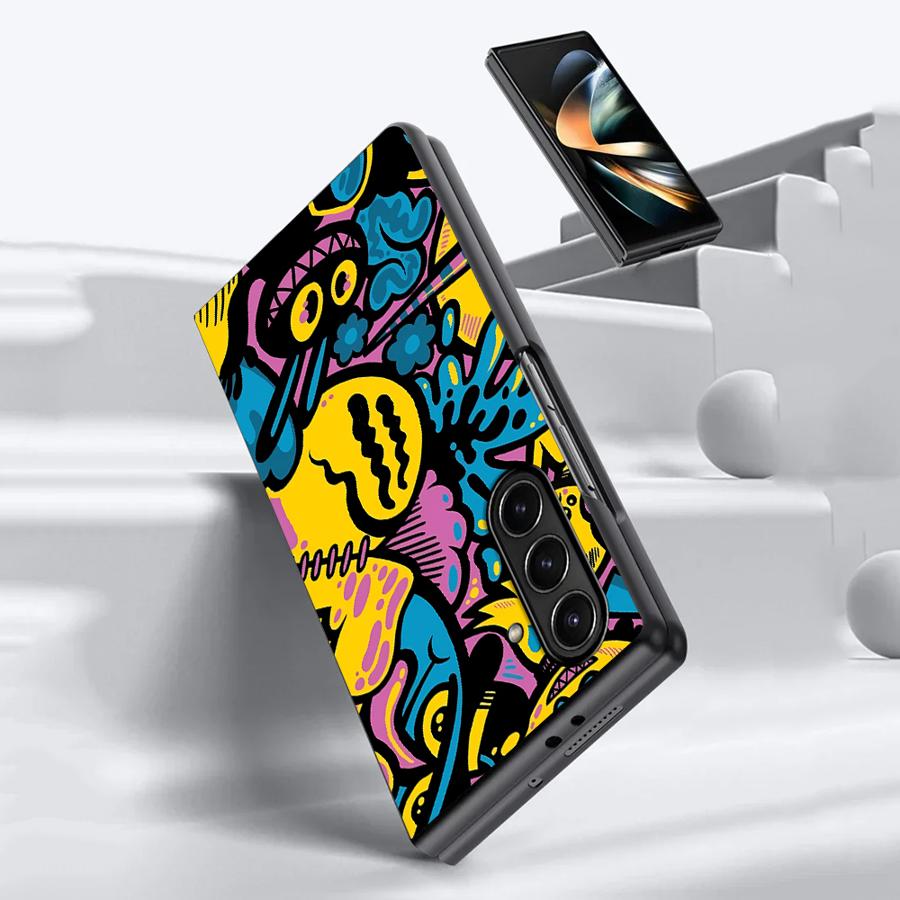 漫画落書きデザインケース Samsung Galaxy ZF - Phone Cases Z Fold 4 のレビューと価格