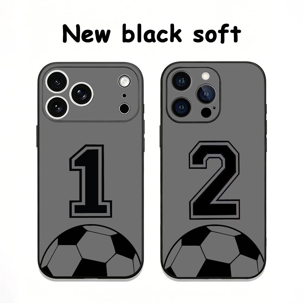 サッカーの背番号をカスタマイズできるスマホケース ソフトブラ - Phone Cases You Can Customize のレビューと価格
