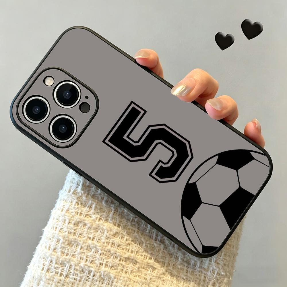 サッカーの背番号をカスタマイズできるスマホケース ソフトブラ - Phone Cases You Can Customize のレビューと価格