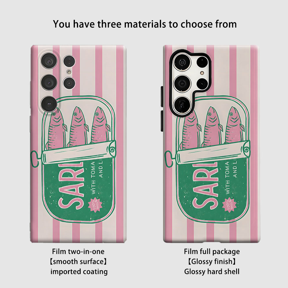 ヴィンテージサルディン缶デザインのSamsung Galax - Phone Cases You Can Customize のレビューと価格